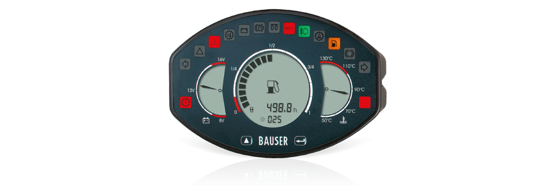 BAUSER instrument cluster Type 809 – unconventional, innovative, safe