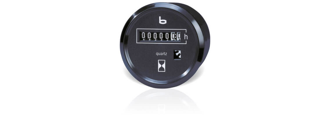 Electromechanical hour counters 587.10.2, 588.10.2